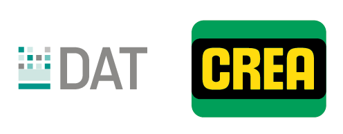 Logo de DAT CREA, integración de soluciones digitales para gestión agropecuaria